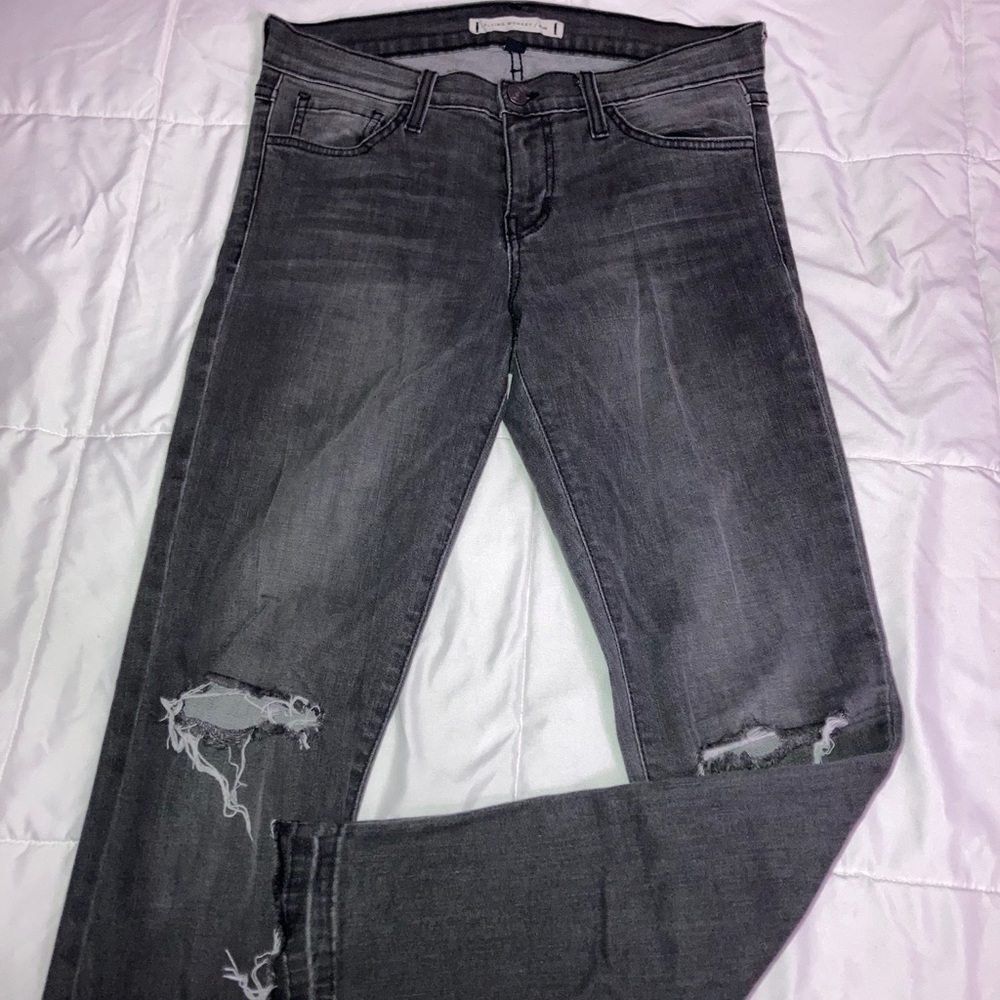 Distressed/ Ripped Black Jeans
